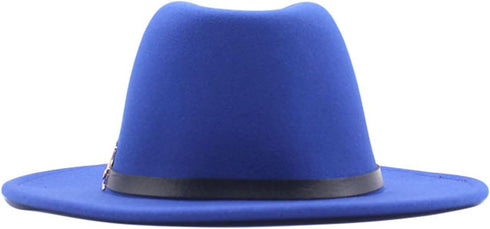 YOLAI Womens Men British Bowler Hat Panama Church Hats Wedding Party Sun Hat Sunscreen Bucket Hats with Belts