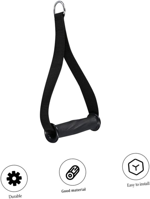 Pull Cord Grip Cable Machine Attachment Handles, Portable Resistance Band Handles for Sports Accessories and Workout