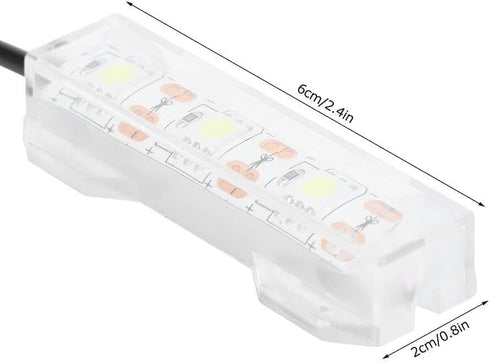 Blue Light Small Aquarium Led Light, Multicolor Led Fish Tank Light for Freshwater Plants Aquarium Accessories,Fish and Aquatic Pets, Pet Supplies by Xinjincang