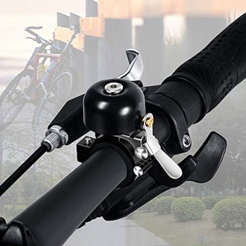 Greallthy Classic Brass Bike Bell, Loud Sound Bicycle Bell for Adults and Kids, Fits 0.87-1.25in Handlebars
