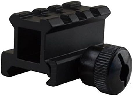Gotical 3/4" Riser See Through 3 Slot Picatinny Rail, Weaver 20 mm Rail Mount for Scopes and Optics