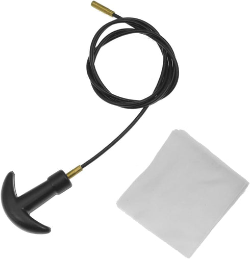 Handgun Cleaning Kit for .22, .27, .30, .357, .38, 9mm, .40, .45 Caliber Pistol with Bronze Bore Brush
