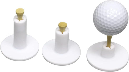 Scott Edward Golf Practice Tees, 3/4/6 Pcs Packed Magnet Tee Rubber Tee for Indoor and Outdoor Practice