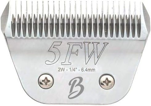 Detachable A Series Wide 5f Blade Dog Grooming, Cuts Length 1/4" - 6.4mm, Japanese High Carbon Steel, Compatible A5