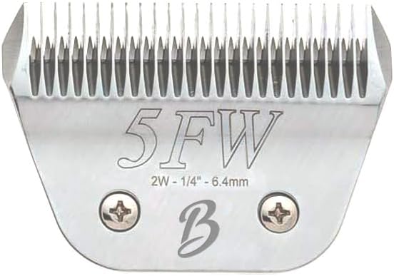 Detachable A Series Wide 5f Blade Dog Grooming, Cuts Length 1/4" - 6.4mm, Japanese High Carbon Steel, Compatible A5