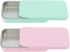 DQITJ 2 Pack Bird Training Food Jar Parrot Handheld Feeder Bird Interactive Educational Toy Feeder Cup (Pink and Green)