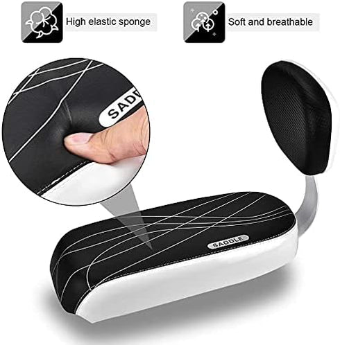 GOTOTOP Rear Seat Cushion Armrest Footrest Set for Kid Child Carrier Bike Seat with Safety Handrail