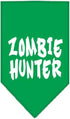 Mirage Pet Products Zombie Hunter Screen Print Bandana, Large, Turquoise