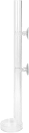 Acrylic Shrimp Feeding Tube and Dish Set with 2 Suction Cups, Bowls for Fish Aquarium Shrimp Fish, Tube Length 32cm