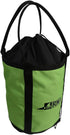 RNA Plain Jane II Rope Bag - Outdoor Equipment & Arborist Gear, Green Bucket-Style Pack/Bag with Black Drawstrings