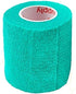 2 Inch Vet Wrap Tape Bulk (Teal) (Pack of 6) Self-Adhesive Flex Bandage Grip Roll for Pets