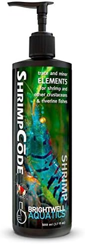 Brightwell Aquatics ShrimpCode, Trace and Minor Elements for Freshwater River Fishes, 250 ml