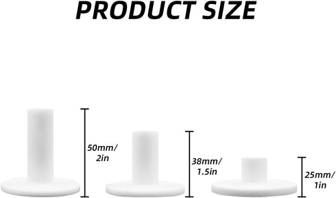 Scott Edward Golf Practice Tees, 3/4/6 Pcs Packed Magnet Tee Rubber Tee for Indoor and Outdoor Practice