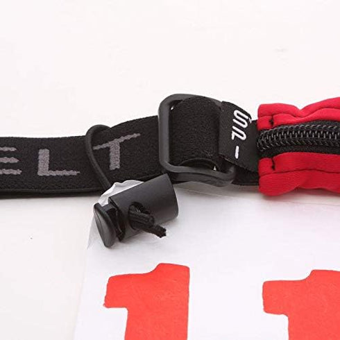 5k 10k, (2 SPIbelt Race Bib Toggles, Attach to Race Bib for Marathons, and Black Pairs)