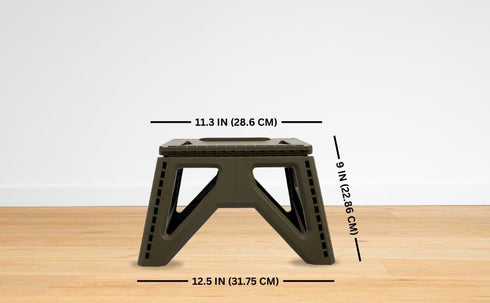 SINT Pack 1 Folding Stool Nonslip Platform Chair | Small Portable Stool for Camping | Collapsible Fold Up Stepping