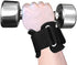 Heavy Duty Lifting Straps with Neoprene Padded Wrist Wraps & Rubber Grip Support Straps