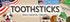 Loving Pets Toothsticks - Chicken Dental Sticks for Dogs (for toy/small dogs 1-20 lbs)