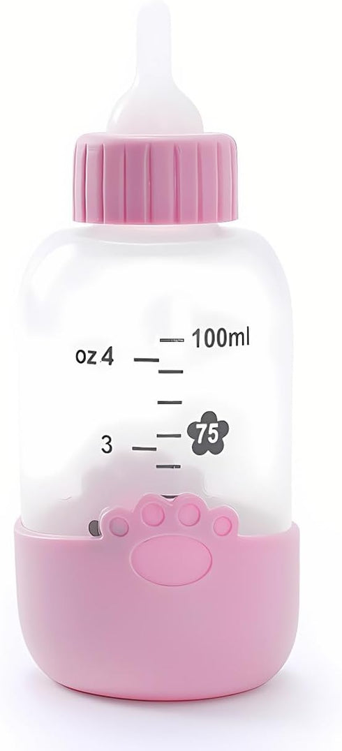 Mini Kitten Milk Bottle Nipples Feeder Kits for Kittens and Puppies, Pet