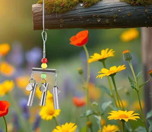 Stainless Steel Bell Parrot Toy, Heavy Duty Bird Cage Swing Stand for Small Birds, Parakeets, Cockatiels, Macaws