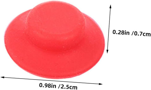 20pcs Red Silicone Gaskets for Beer Bottles - Airtight & Easy Install
