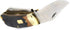 Old Timer 96OT Bearhead Trapper Folding Pocket Knife, 7.4in with 2 High Carbon SS Blades, Tweezers