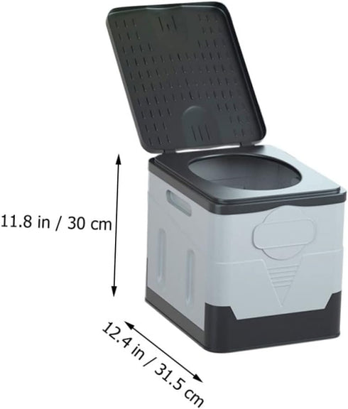 ULTECHNOVO Portable Folding Toilet - Travel Potty for Camping and Emergencies