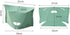 Swpato 4 Pack Backpacking Folding Portable Camping Hiking Stools with Handbag Function - Lightweight Collapsable Travel