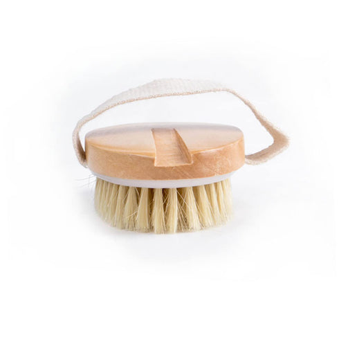 2PCS Pet Bathing Brush, Wooden Handle Bath Brush for Dogs and Cats, Practical Pig Bristle Bathing Tool
