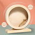 Hamster Wooden Silent Wheel, Small Animal Exercise Wheel Accessories, Quiet Spinner Hamster Running Wheels Toys for Hamsters,Guinea Pig, Gerbils, Mice and Other Small Pets,8.2' Medium Size