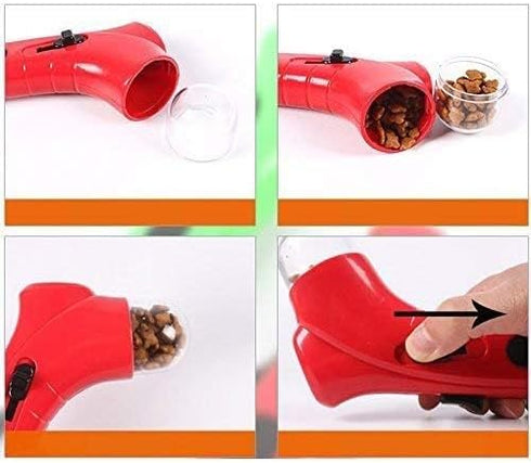 Coolrunner Pet Treat Launcher, Dog Food Catapult for Training, Auto Pets Food Thrower