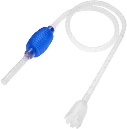 Aquarium Fish Tank Gravel Cleaner, Large Syphon Vacuum Water Changer Siphon Hose for Easy Cleaning