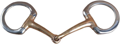 5 HILASON in Mouth Snaffle Bit with Stainless Steel Eggbutt