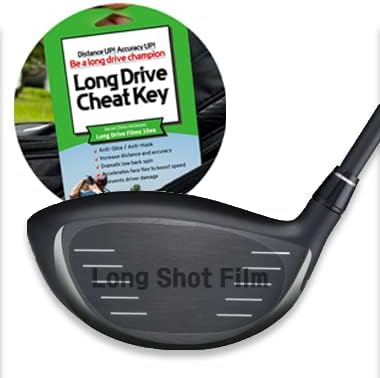 Long Drive Cheat Key - Anti Slice & Hook Golf Film Protector, Non Slicing, Increase Distance, Reduce Spin