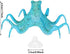Aquarium Octopus Decoration, Fish Tank Fluorescent Octopus Ornament Artificial Silicone Simulation Octopus with Suction Cup Blue