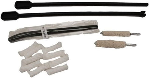 Tipton Action/Chamber Gun Cleaning Tool Set with Bore Mops, Nylon Brush for Firearm Maintenance