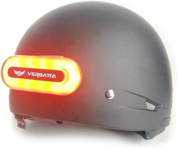 LED Helmet Light, Motorcycle Helmet Light, Bicycle Rear Red Safety Light for Night Riding, Rechargeable Type-C Cable