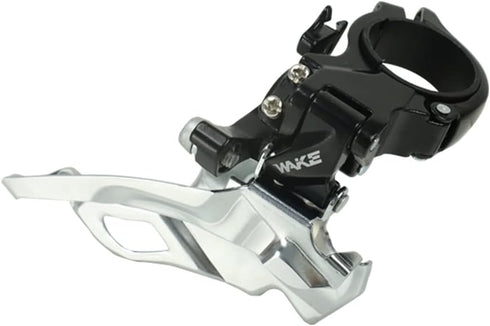 Front Derailleur 3 Speed, FOMTOR Universal 31.8mm and 34.9mm Aluminum Alloy Bike Derailleurs for MTB, BMX, Road Bikes