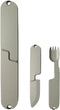 Enssy 2-in-1 Camping Utensil Set Knife Fork Combo for Picnic, Portable Outdoor Travel
