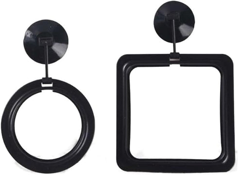 2pc Fish Feeding Ring - Floating Tropical Fish Food Ring with Suction Cup for Aquarium Food Tray Feeder Accessories