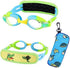Kids Swim Goggles Age 2-6 - Toddler Goggles No Hair Pull, Child Goggles with Padded Headband