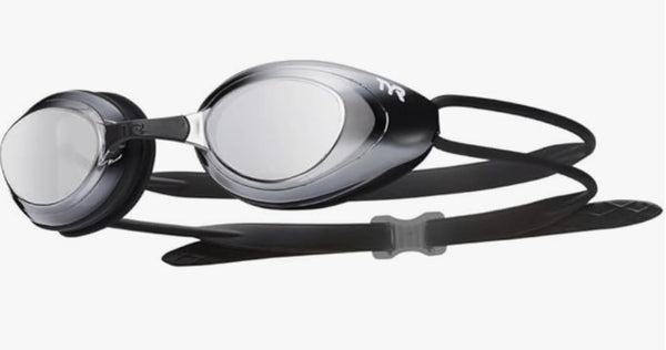 TYR Men’s and Women’s Blackhawk Racing Swim Goggles – Mirrored or Clear, Anti-Fog, UV Protection