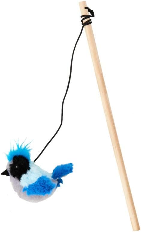 SPOT Ethical Pet Songbird Teaser Wand - Interactive Cat Toys, Assorted Designs