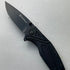 Smith & Wesson SW1101 6.89in Stainless Steel Folding Knife with 3in Drop Point Blade and Rubberized Handle