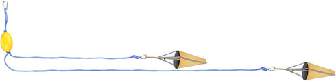 Heavy Duty Double Float Rope (6ft & 12ft) for Drift Sock Harness, Kayak Tow Line, Boat Tow Rope