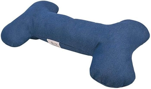 Blue Old School Dog Toy Bone