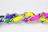 Rainbow Color Stainless Steel P Chock Metal Chain Training Dog Collars for Small Medium Large Dogs