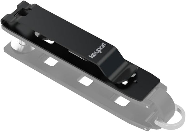 Keyport KO Pocket Clip, Detachable Deep Carry Clip for Modular Keyport Pivot & Slide Key Holders (Black)