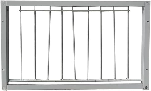 POPETPOP Pigeon Entrance Door, Iron Wire Bird Cage Door for Pigeon Breeding Supplies, White