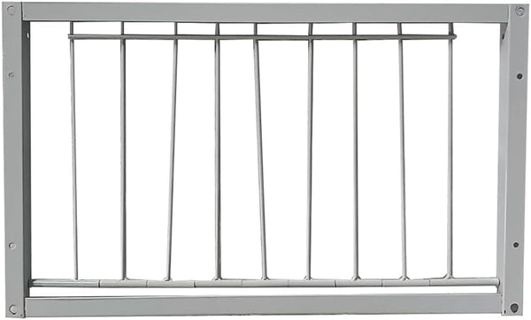 POPETPOP Pigeon Entrance Door, Iron Wire Bird Cage Door for Pigeon Breeding Supplies, White