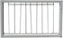 POPETPOP Pigeon Entrance Door, Iron Wire Bird Cage Door for Pigeon Breeding Supplies, White